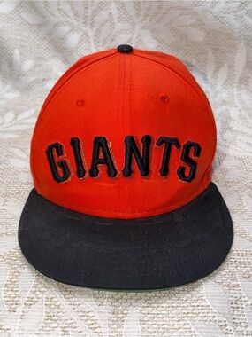 Giants Orange & Black Snapback Hat